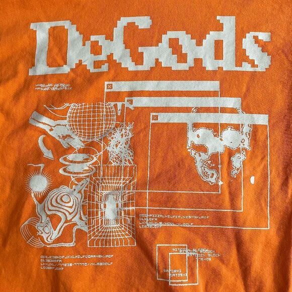 Original BTC DeGod Orange Hoodie Small​​​​ - Picture 6 of 8